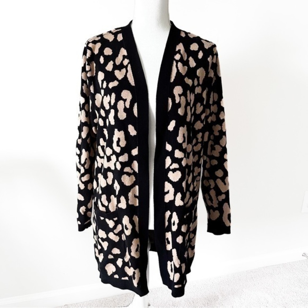 Open front Leopard Cardigan